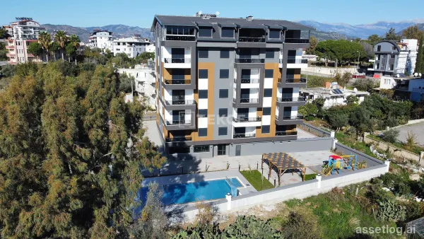 Elegant Apartments in a Complex with a Pool in Gazipaşa Antalya