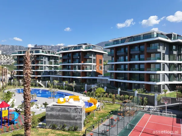 City and Sea View Elegant Flats in Alanya Kargıcak