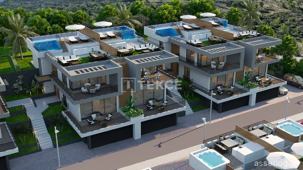 Villas in a Secure Complex with Pool in Girne