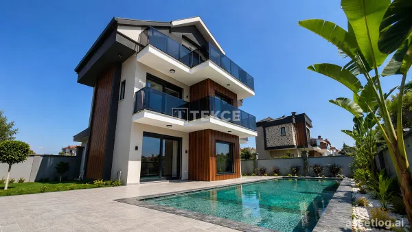 4-bedroom Detached Villas for Sale in Fethiye Çalış