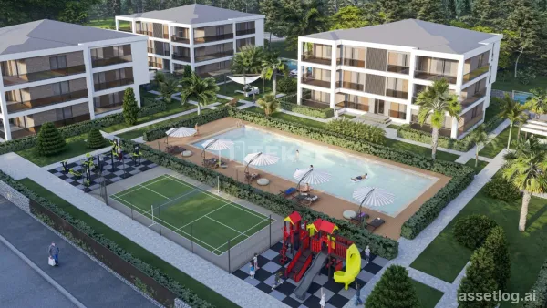 4-Bedroom Apartments in a Complex in Döşemealtı Antalya