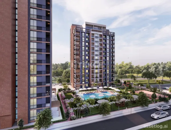 Apartments for Sale in Advantageous Location in Mersin Mezitli