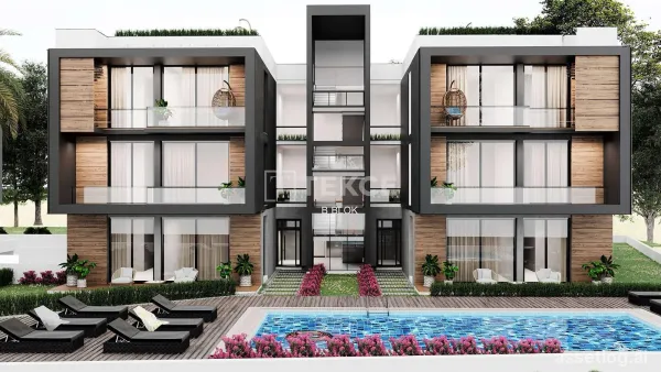 Apartments in a Complex with a Pool in North Cyprus Girne