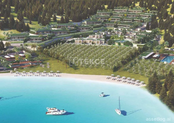 Detached Villas with Private Beach in Bodrum Muğla