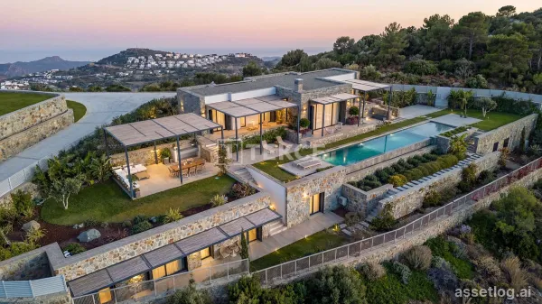 Detached Sea-View Villas with Private Pools in Gümüşlük Bodrum