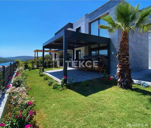 Sea View Houses Close to the Airport in Bodrum
