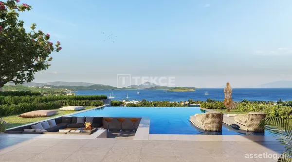 Detached Stone Villas with Sea Views in Bodrum Muğla