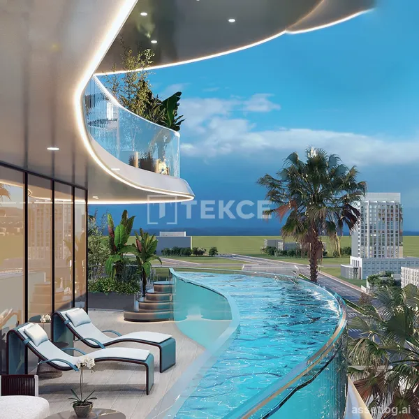 Luxury Apartments with Pools in Jumeirah Village Triangle in Dubai