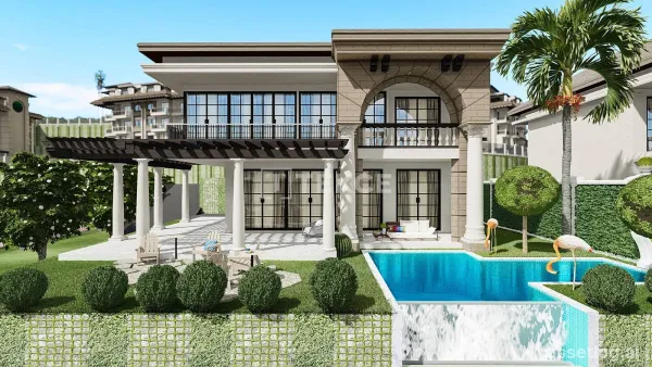 Villas with Private Pool and Garden in Alanya Turkey