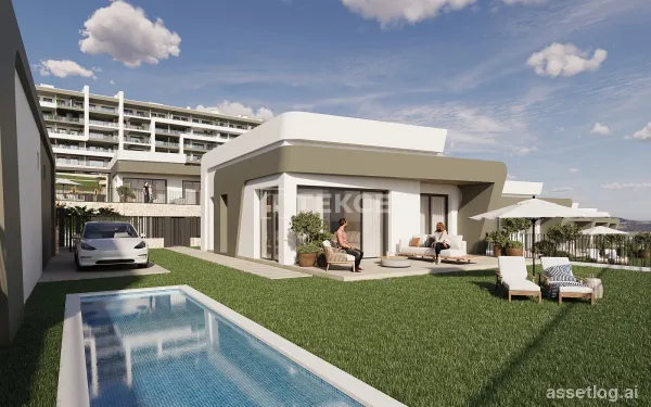 Moderní samostatné vily s bazény v Mutxamelu Alicante
