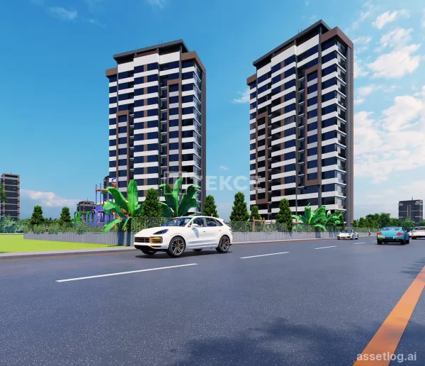 Chic Sea-View Apartments in a Complex in Mersin Turkey