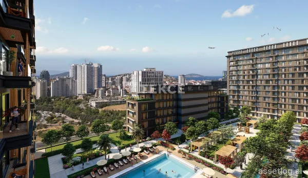 Elegant Apartments with Sea View in İstanbul Maltepe