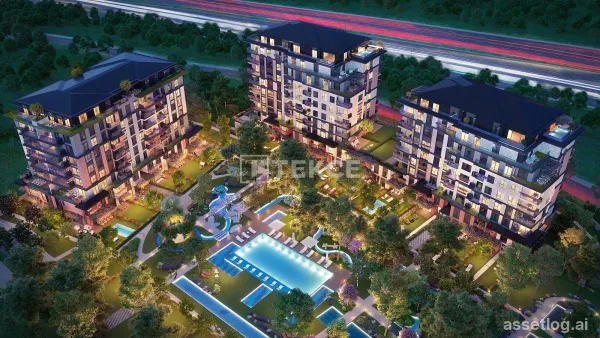 Stylish Apartments in an Extensive Project in İstanbul Sarıyer