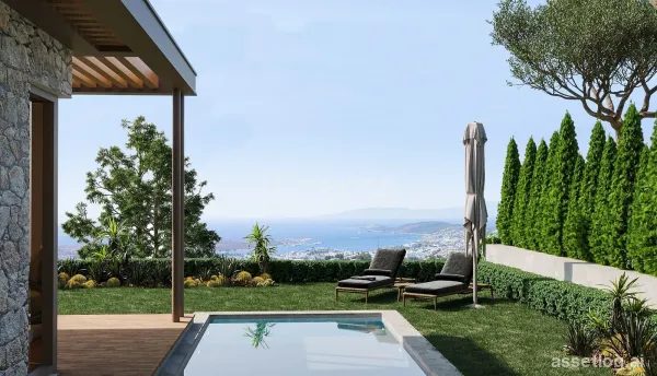 Sea View Villas in the Center of the Bodrum Peninsula