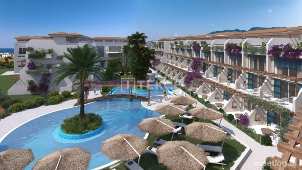 Apartments in a Seafront Complex in Girne Esentepe