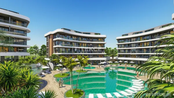 Apartments in a Complex with Social Activities in Alanya