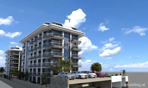 Sea and City-View Flats in a Project in Alanya Mahmutlar