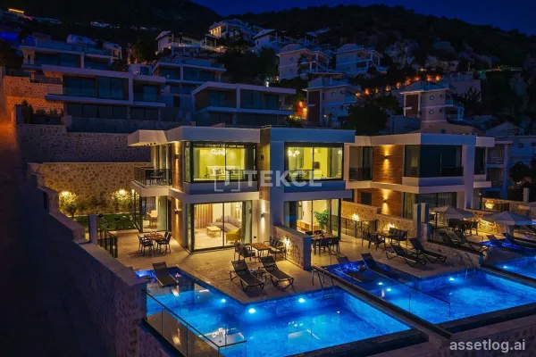 2+1, 4+1 and 5+1 Houses with Installment Options in Kaş Kalkan