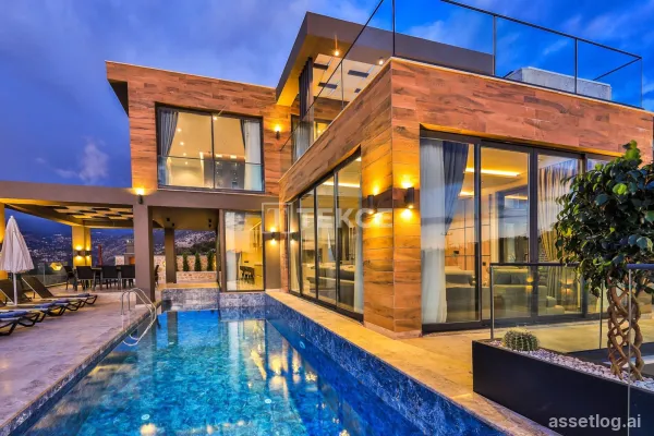Villas with Pools and Rental Income Guarantee in Kaş Kalkan