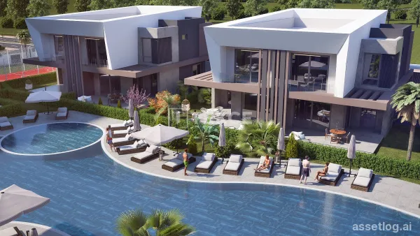4-Bedroom Duplex Villas in a Complex with Security in Altintas