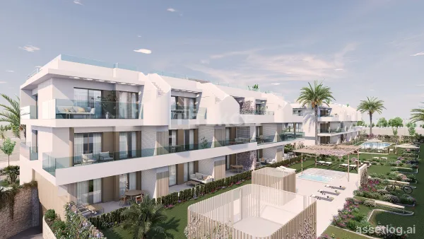 Elegantní apartmány se společným bazénem v Pilar de la Horadada