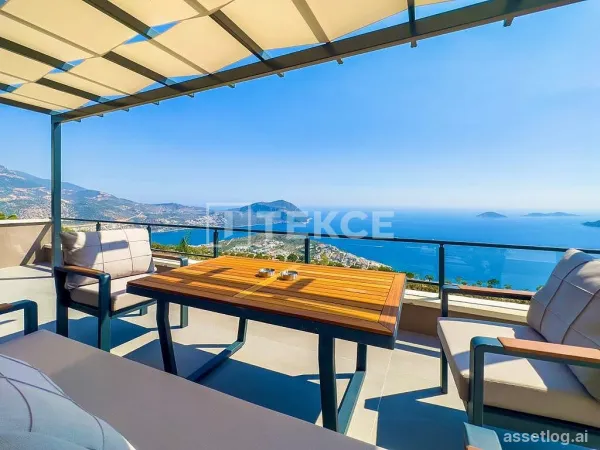 Sea-View 4-Bedroom Villas with Private Pools in Kaş Kalkan
