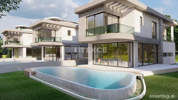 Detached Houses with Sea and Mountain Views in North Cyprus