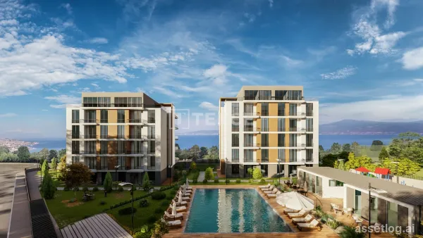 Apartments in a Complex with Pool in Mudanya Bursa
