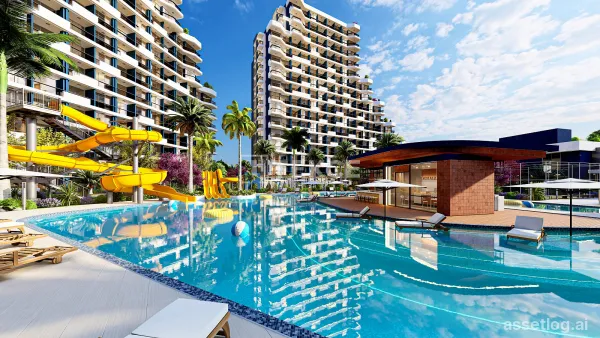 Apartments in an Extensive Project Near the Sea in Mersin