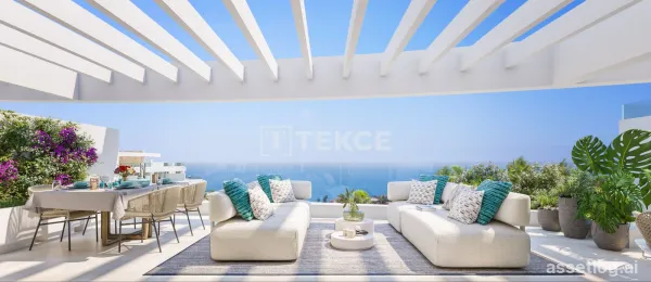 Impressive Sea View Apartments in Prime Area at Mijas Malaga