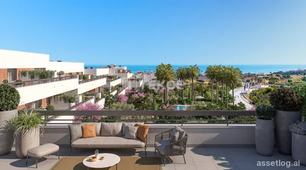 Flats with Large Terraces and Spectacular Views in Estepona