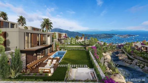 Detached Villas with Natural Designs in Muğla Bodrum, Türkbükü
