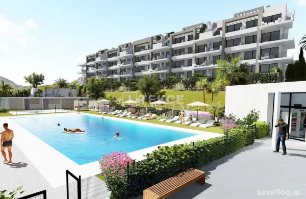 Flats in Mijas in Complex Surrounded by Greenery