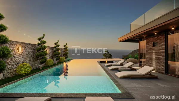 Panoramic Sea-View Villas with Swimming Pools in Kalkan