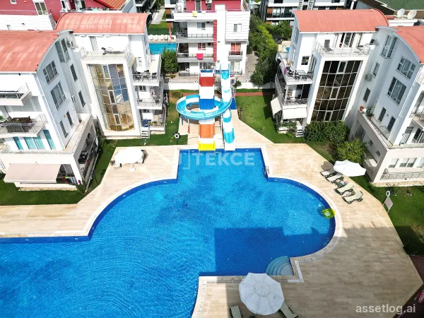 Pool-View Apartment in a Well-Equipped Complex in Belek Center