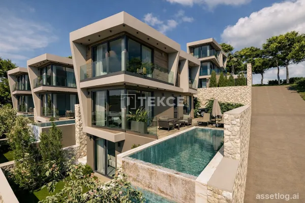 Luxus-Villen mit flexiblen Zahlungsplänen in Kalkan, Antalya