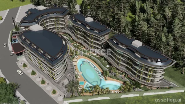 Moderne Apartments mit Stadtblick und Pool in Alanya