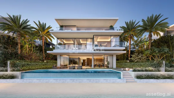 Exklusive Strandvillas mit privatem Pool in Palm Jebel Ali