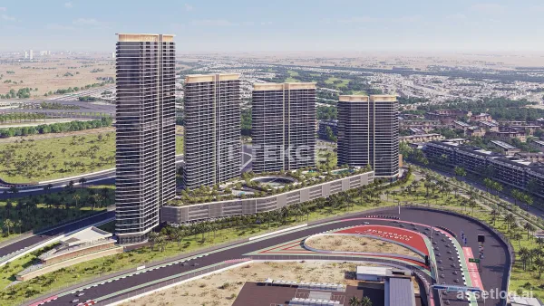 1-Schlafzimmer-Wohnung mit sozialen Einrichtungen in Dubai Motor City