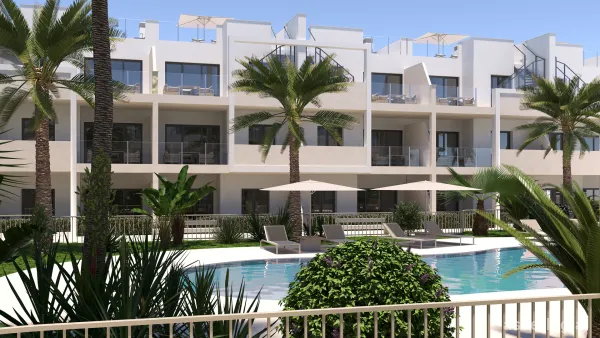 Penthouse provided with 2 Bedrooms and 2 Bathrooms, communal swimming pool and