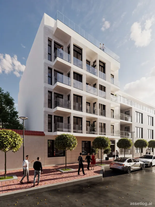 Apartment provided with 1 Bedrooms and 1 Bathrooms, communal swimming pool and