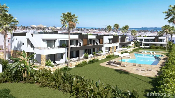 Apartments - solarium provided with 2 Bedrooms and 2 Bathrooms, communal swimming pool and