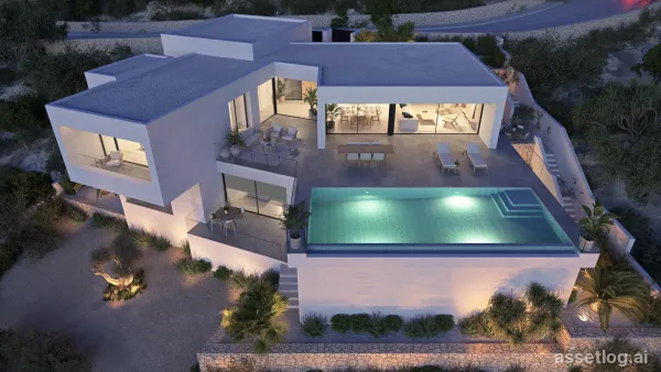 Luxusvilla mit 3 Schlafzimmern und 4 Bädern in Cumbre del Sol