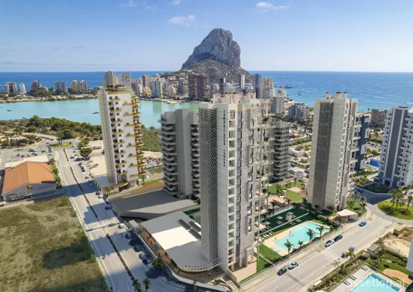 2-Zimmer-Wohnung mit 2 Bädern und Gemeinschaftspool in Calpe