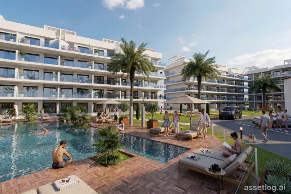 Penthouse provided with 2 Bedrooms and 2 Bathrooms, communal swimming pool and