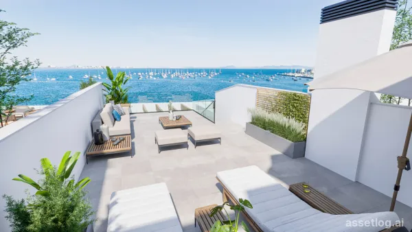 Penthouse provided with 2 Bedrooms and 1 Bathrooms, communal swimming pool and underground parking space