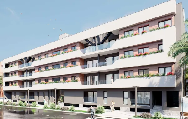 3-Zimmer-Apartment mit 2 Badezimmern und Gemeinschaftspool in Lo Pagán