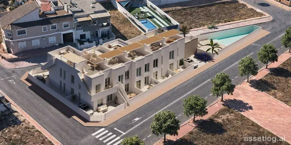 2-Zimmer-Wohnung mit Garten, 2 Bädern und Gemeinschaftspool in San Pedro del Pinatar