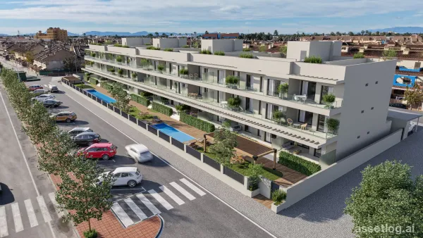 3-Zimmer-Wohnung mit 2 Bädern und Gemeinschaftspool in Los Alcázares
