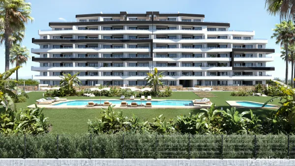 2-Zimmer-Wohnung mit 2 Bädern und Gemeinschaftspool in San Miguel de Salinas